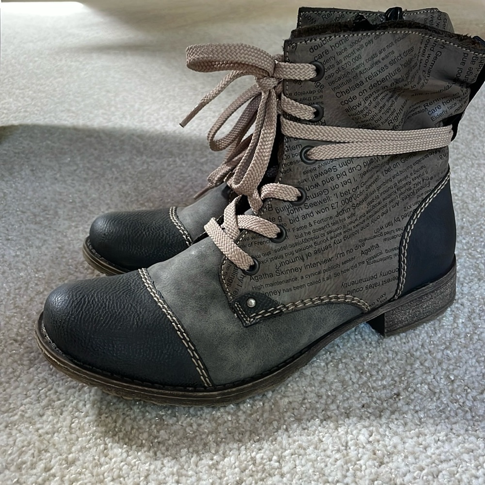 Rieker Rauch Smoke Iron boots